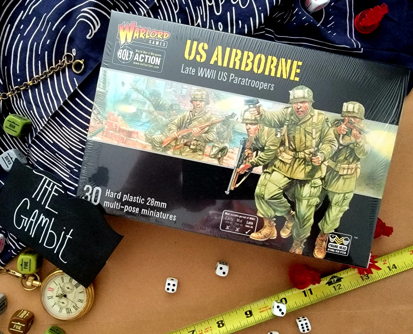 US Airborne plastic boxed set