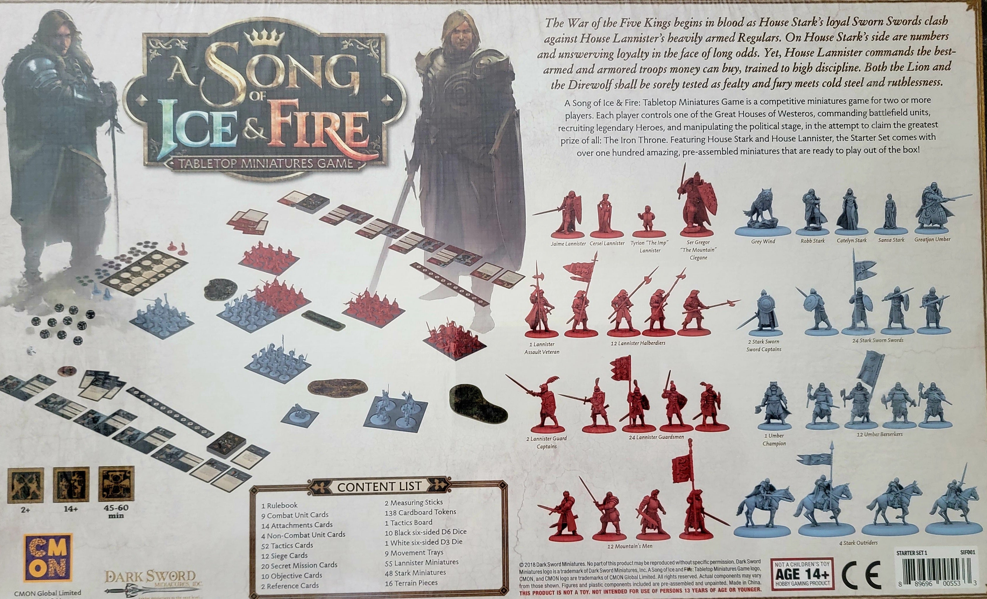 A Song of Fire and Ice: Stark Starter outlets Set Game of Thrones Tabletop