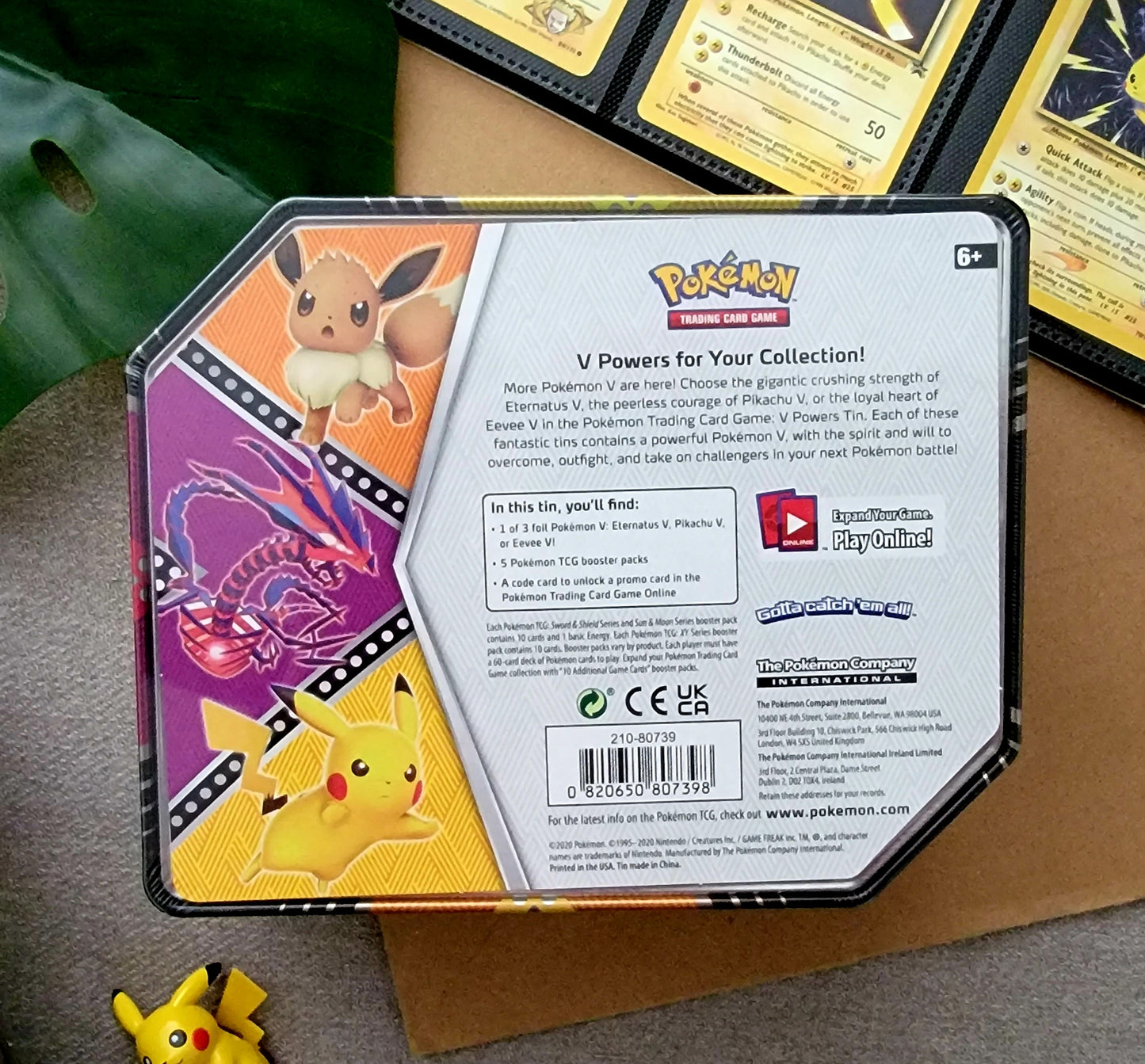 Pokémon TCG: V Powers Tin (Pikachu V)